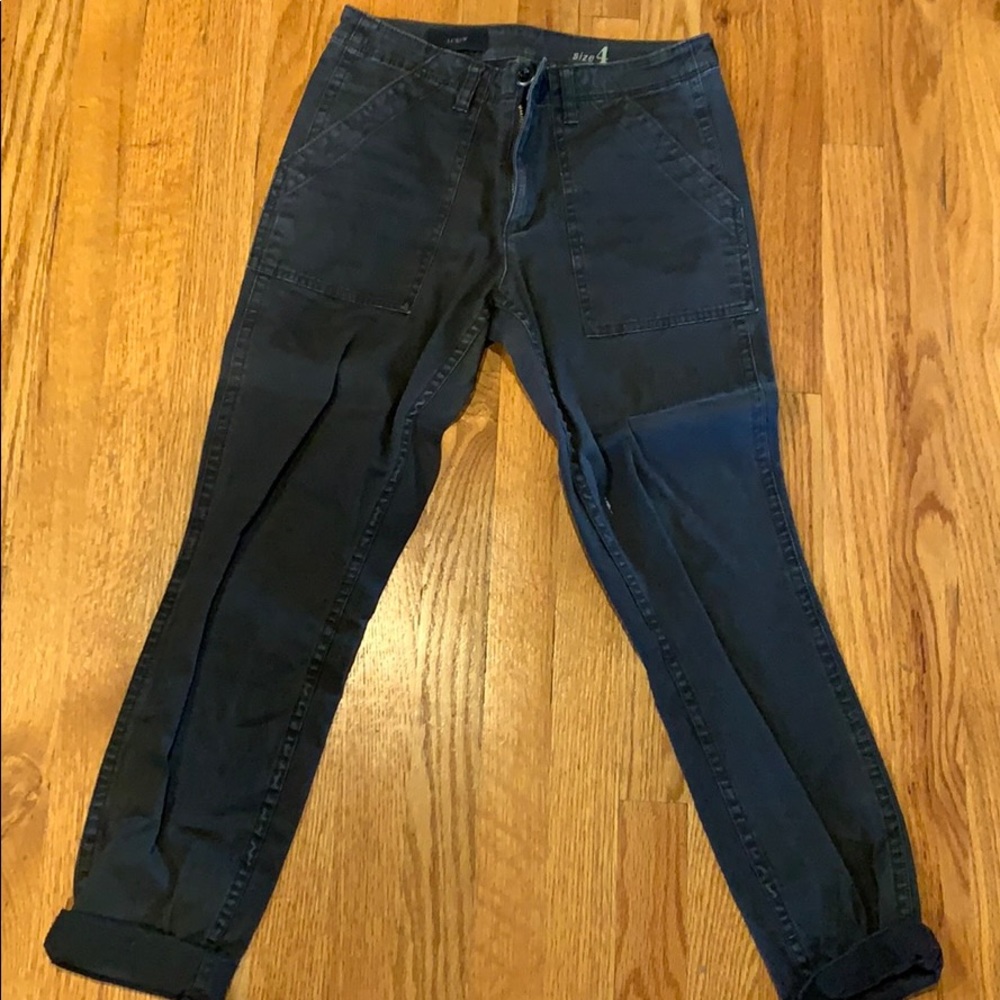 J crew cargo style khaki.